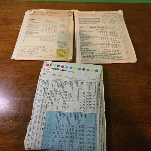 Womens sewing pattern mixed lot vintage 60s/70s skirt, dress, jacket unverified - Picture 3 of 5